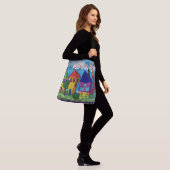 Kleine dorps tas cross body tas (Op model)