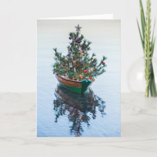 Kleine Dory met Kerstboom Feestdagen Kaart