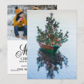 Kleine Dory met Kerstboom Feestdagenkaart (Voorkant / Achterkant)