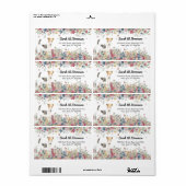 Kleine Draadharige Foxterriër Hond Etiket (Full Sheet)