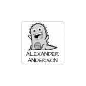Kleine draak aanpassen rubberstempel (Afrduk)