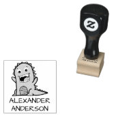 Kleine draak aanpassen rubberstempel (Gestempeld)