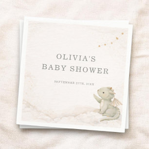 Kleine Draak Bijna Hier Baby Shower Feest Servet