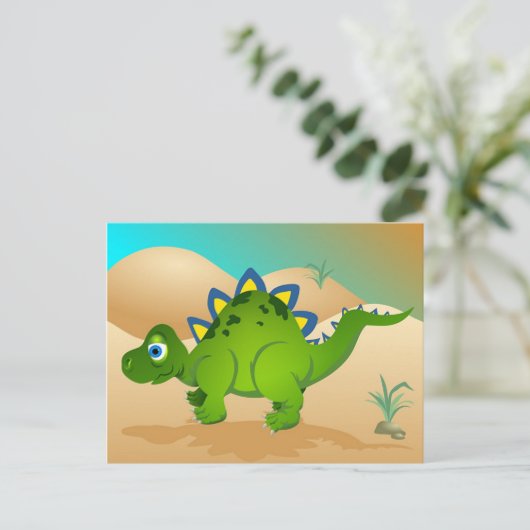 Kleine draak briefkaart (Staand voorkant)