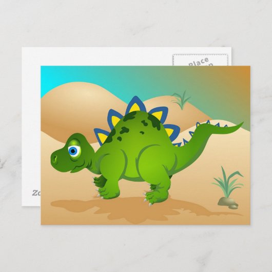 Kleine draak briefkaart (Voorkant / Achterkant)