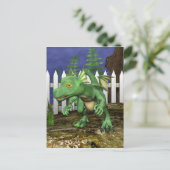 Kleine draak briefkaart (Staand voorkant)