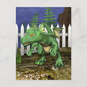 Kleine draak briefkaart