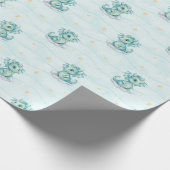 Kleine draak cadeaupapier (Hoek)