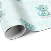 Kleine draak cadeaupapier (Rol Hoek)