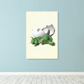 Kleine Draak Canvas Afdruk (Insitu (Houten vloer))