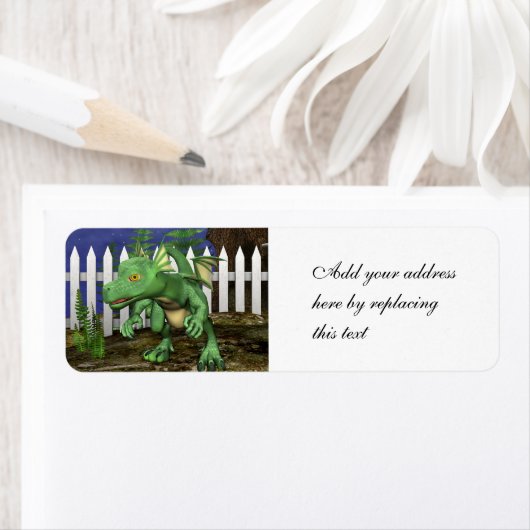 Kleine draak etiket (Insitu)