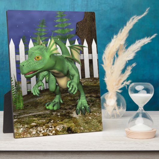 Kleine Draak Fotoplaat (Zijkant)