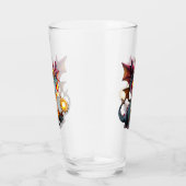 Kleine Draak, Grote Energie – De Ember Clockling Glas (Rechts)