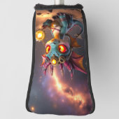 Kleine Draak, Grote Energie – De Ember Clockling Golfheadcover (Draai 90)