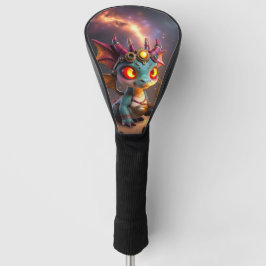 Kleine Draak, Grote Energie – De Ember Clockling Golfheadcover