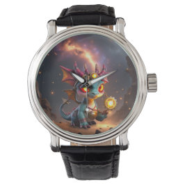 Kleine Draak, Grote Energie – De Ember Clockling Horloge