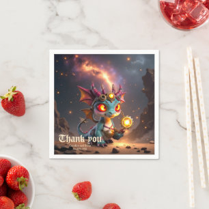 Kleine Draak, Grote Energie – De Ember Clockling Servet