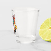 Kleine Draak, Grote Energie – De Ember Clockling Shot Glas (Rechts)
