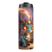 Kleine Draak, Grote Energie – De Ember Clockling Thermosbeker (Voorkant)