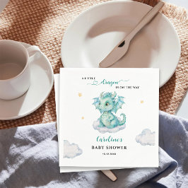 Kleine Draak is Op Weg Baby Shower Servet