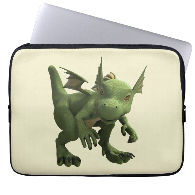 Kleine Draak Laptop Sleeve (Voorkant)