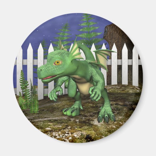 Kleine Draak Magneet (Voorkant)