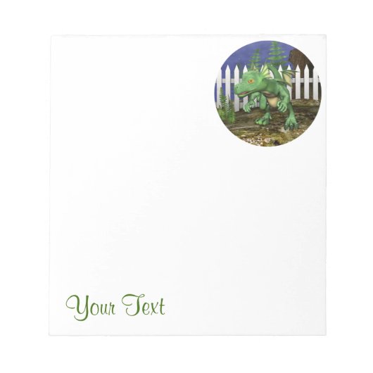 Kleine draak notitieblok (Voorkant)