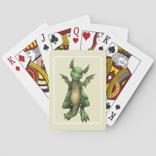 Kleine Draak Pokerkaarten (Achterkant)
