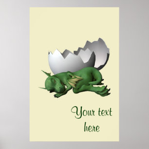 Kleine Draak Poster