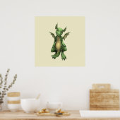 Kleine draak poster (Keuken)