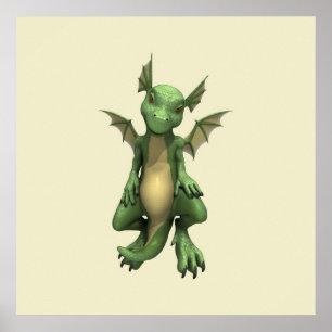 Kleine Draak Poster