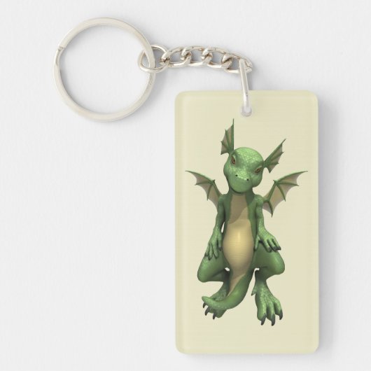 Kleine Draak Sleutelhanger (Voorkant)