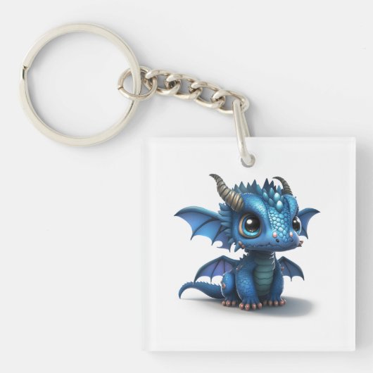 Kleine Draak Sleutelhanger (voorkant)