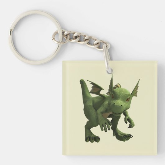 Kleine Draak Sleutelhanger (Voorkant)