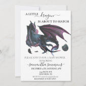 Kleine Draak staat op het punt uit te komen Baby S Kaart (Voorkant)