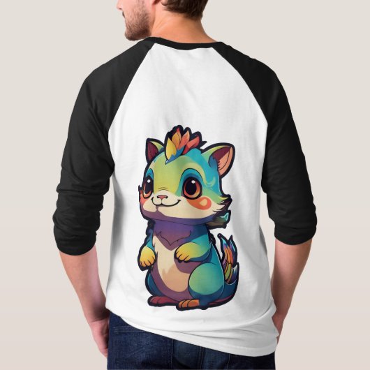 Kleine draak t-shirt (Achterkant)