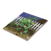 Kleine draak tegeltje (Zijkant)