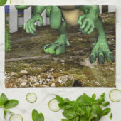 Kleine Draak Theedoek (Gevouwen)