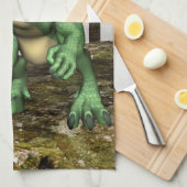 Kleine Draak Theedoek (Quarter Fold)
