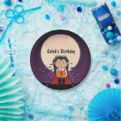 Kleine Dracula Halloween Verjaardagsfeestje Borden Papieren Bordje (Feest)