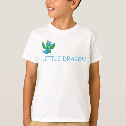 KLEINE DRAGON KINDER SHIRT (Voorkant)