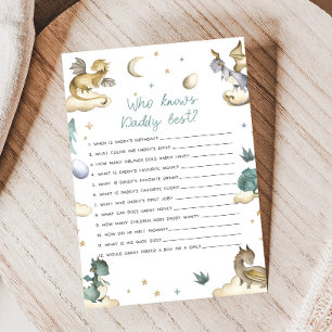 Kleine Draken Baby Shower Wie Weet Spel