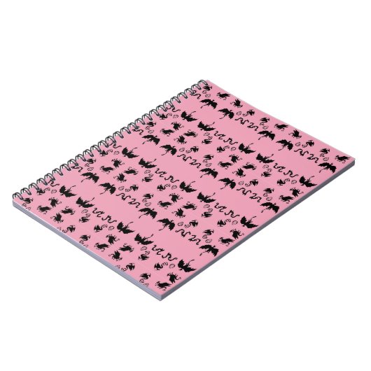 kleine draken roze notitieboek (Linkerzijde)