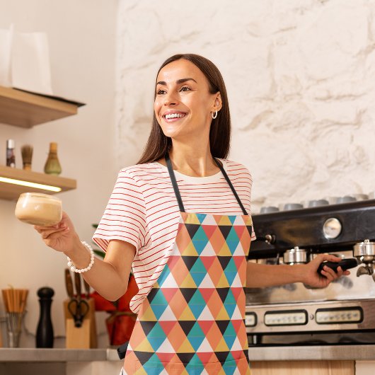 Kleine driehoeken schort