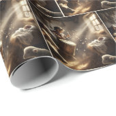 Kleine Drummer Boy Met Baby Jesus Cadeaupapier (Rol Hoek)