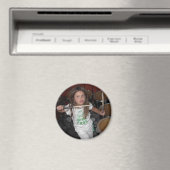 Kleine drummer meisje magneet (Insitu (Vaatwasser))