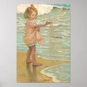 Kleine druppels water van Jessie Wilcox-Smith Poster (Voorkant)