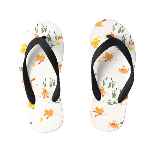 Kleine Duckies Teenslippers (Voetbed)