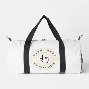 Kleine Duffel Bag - Custom Uw afbeelding/tekst toe Plunjezak