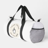 Kleine Duffel Bag - Custom Uw afbeelding/tekst toe Plunjezak (Rechterhoek)